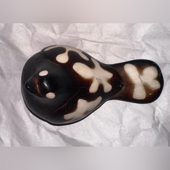 Chulucanas Peru Peruvian Pottery Signed Rolando Paz Bird Figurine - Picture 3 of 13